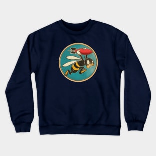 Bee Bomber Crewneck Sweatshirt